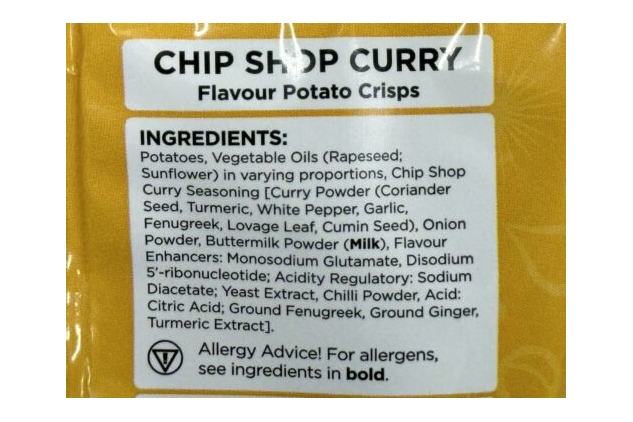 Golden Wonder Chip Shop Curry Flavour Crisps 18 X 57g Great Value Bulk Buy | BBE 05/2024