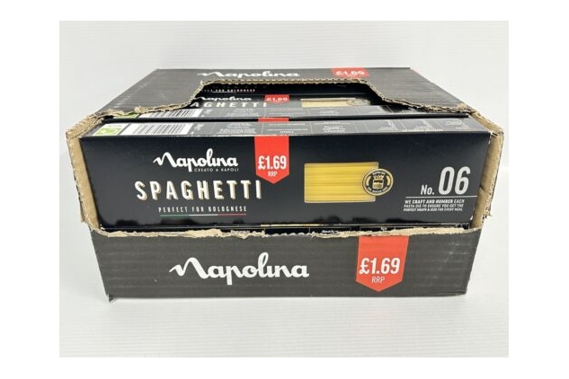 Napolina Spaghetti No.06 | Perfect For Bolognese | 12 X 500g Bulk Case Buy | BBE 05/2026