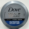 Dove Men Ultra Care Hydra Cream Face, Hand And Body, 75 ml (Pack of 12)