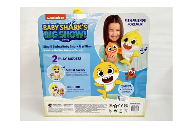 Nickelodeon Baby Shark's Big Show With Baby Shark & William Talking Soft Toys