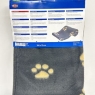 Trixie Beany Fleece Blanket, 100 X 70 cm, Black Dog Paw Print Pattern Size S-M