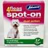 Johnson's 4Fleas Spot On solution for Small Dogs (4kg & less 10kg) - Dual Action