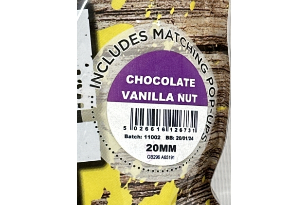 Crafty Catcher Big Hit Chocolate & Vanilla Nut Boilies 20mm 1kg | BEST BEFORE DATE 20/01/2024