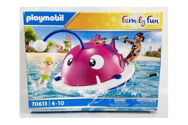 Playmobil 70613 Family Fun Swimming Island Toy Figures - 24 Pcs (Age 4-10)