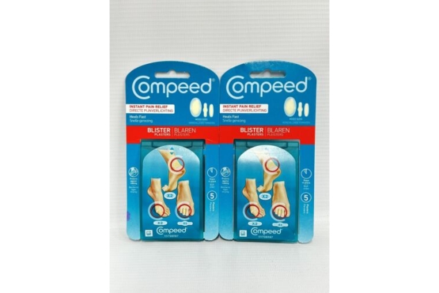 Compeed 5 Mixed Size Blister Plasters (Pack of 2)