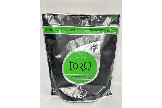 Torq Recovery Drink Chocolate Mint - Rapid Recovery Drink Powder -Whey Protein Isolate / Glutamine / Ribose - Post Workout Protein Powder, 11.5 g of Protein, 30 Servings - 1.5kg