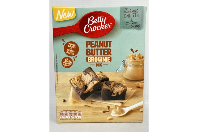 Betty Crocker Peanut Butter Brownie Cake Mix 350g | Best Before Date 20/04/2024