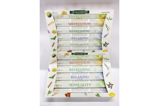 Stamford Premium Aromatherapy Hex Range 2 X 120 Incense Sticks Gift Pack 1