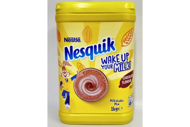 Nestle Nesquik Chocolate Flavoured Milkshake Powder 8 X 1kg Tubs = 888 Servings | BBE 30/11/2024