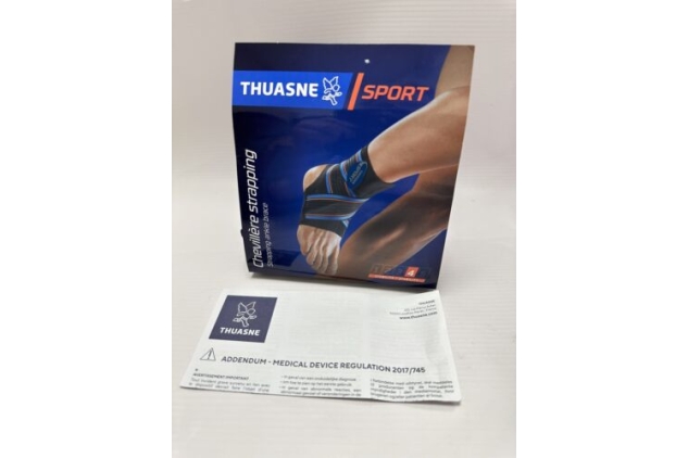 Thuasne Strapping Ankle Brace Thuasne Sport - Black/Blue/Orange - Size L