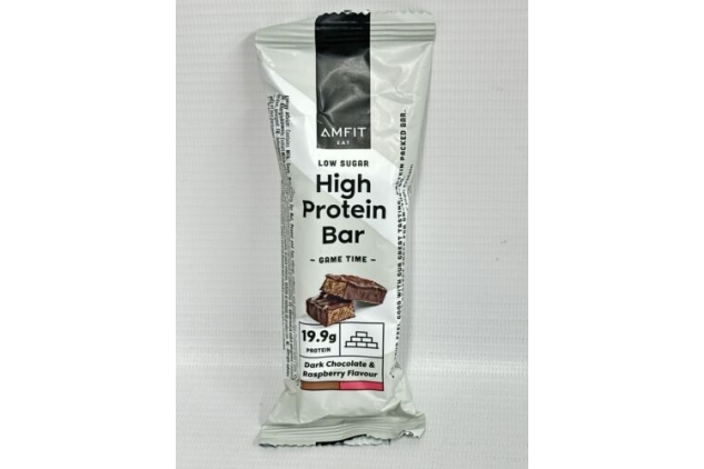 Low Sugar High Protein Bars Dark Chocolate Raspberry Flavour 24 X 60g | Best Before Date 20/04/24