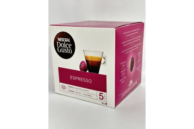 Nescafe Dolce Gusto Coffee Pods Espresso | 6 Boxes | 96 Drinks Servings | BBE 31/08/2024