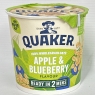 Quaker Oat So Simple Apple and Blueberry Porridge Pots, 57 g, Pack of 8 | Best Before Date 13/07/2024