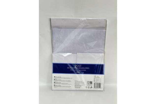 240 Self Seal White Postable Envelopes C4 C5 C6 DL Plain White Assorted Sizes