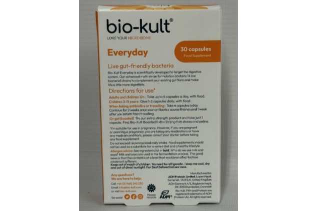 Bio-Kult Advanced Multi-Strain Formulation For Digestive System 2 X 30 Capsules