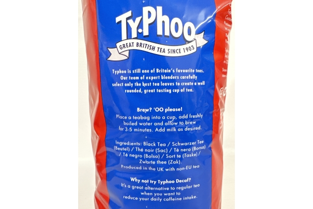 Typhoo Tea - Everyday English Breakfast Round Teabags - 1100 Packs – Catering and Office Supplies