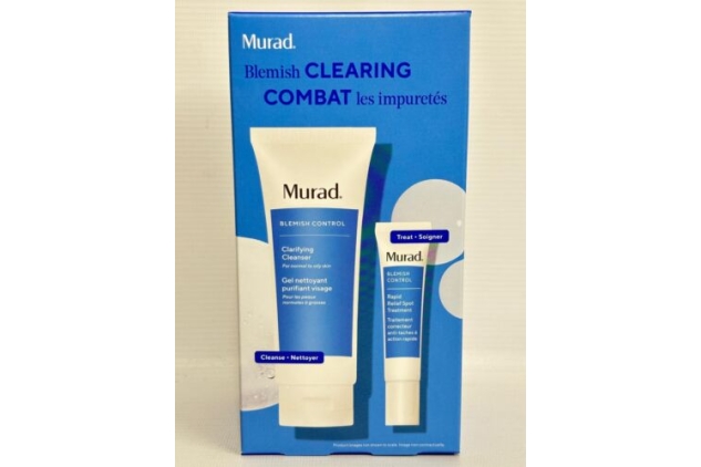 Murad Blemish Clearing Combat Set Includes Clarifying Cleanser & Spot Treatment