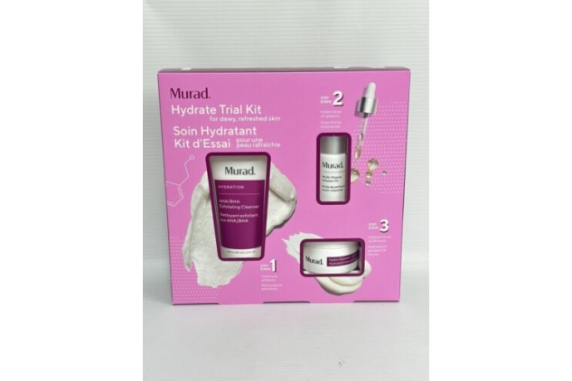 Murad Premium Skincare Regime Kit Value Trial Set Cleaser Oil Moisturiser Dewy