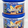 King British | Goldfish Flake With Immuno Health Booster | Complete Food for Coldwater Fish | Helps Prevent Infection and Disease | Includes Essential Vitamins | 2 X 28g