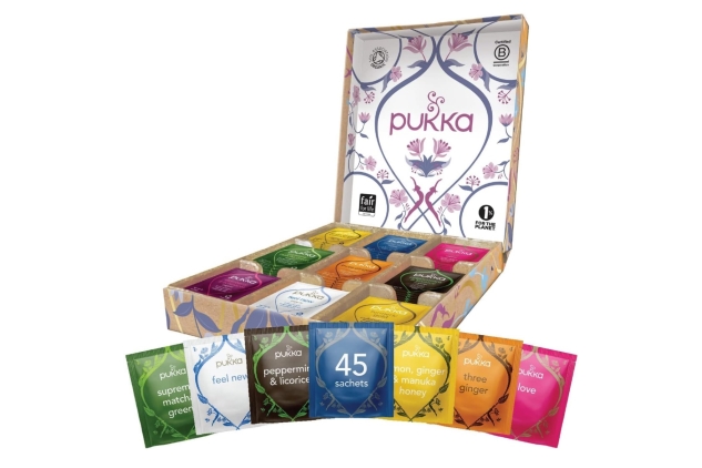 Pukka Herbs Herbal Tea Selection Box | Organic Gift | Eco-Friendly Tea Collection | Sharing Selection | 45 Sachets | 9 Flavours