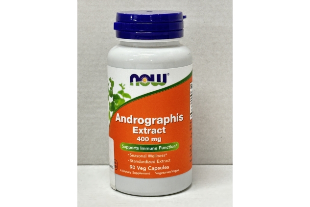 NOW Foods Andrographis Extract 400mg Immune Support 90 Veg Capsules