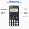 OSALO Scientific Calculator 417 Function 2 Line 10+2 Digits Written Display Solar and Battery Calculators for Students Secondary School College Black (OS 991ES Plus 2nd Edition)