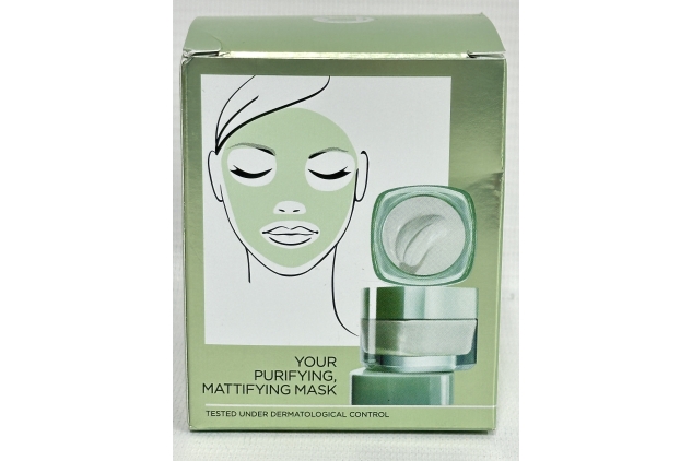 L'Oreal Paris Pure Clay Purity Mattifying Eucalyptus Face Mask 50 ml (Pack of 1)