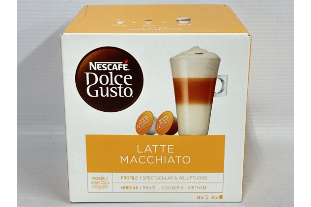 Dolce Gusto Latte Macchiato Coffee Pods, 16 Capsules | Best Before Date 31/07/2024