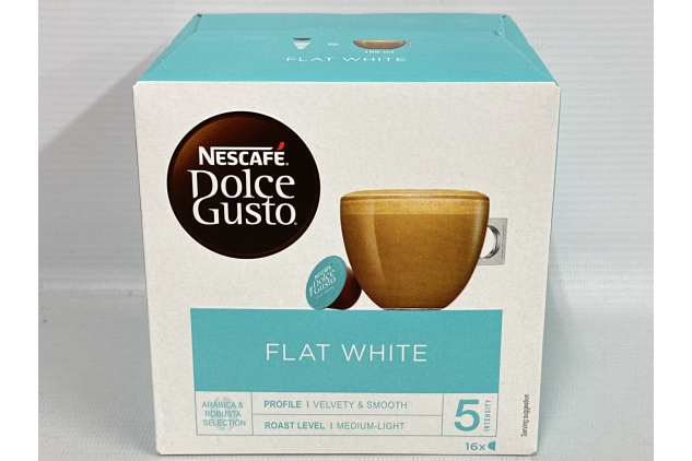 NESCAFE Dolce Gusto Flat White 16 Coffee Pods | Best Before Date 30/06/2024