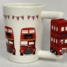 Red London Route-Master Bus Handle Tea & Coffee Mug Novelty Gift Present Fun Mug