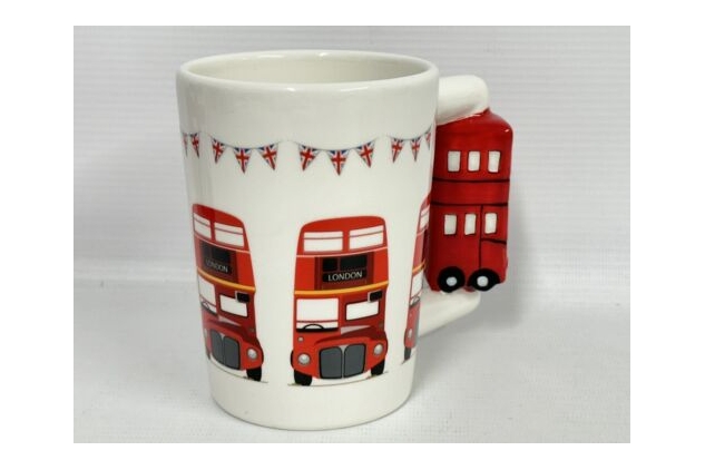 Red London Route-Master Bus Handle Tea & Coffee Mug Novelty Gift Present Fun Mug