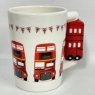 Red London Route-Master Bus Handle Tea & Coffee Mug Novelty Gift Present Fun Mug