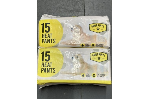 Heat Pants For Female Dogs In Season Helps Prevent Mess Stains On Carpet 2 X 15