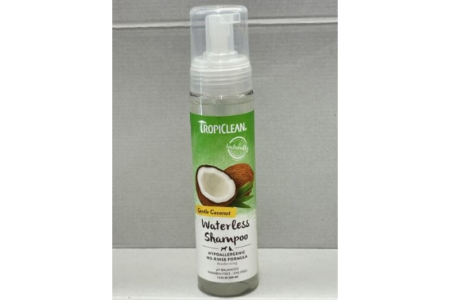 Tropiclean Waterless Shampoo Hypoallergenic 220ml Coconut Shampoo for Dog Cat