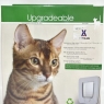 Upgradeable Manual Cat Door Flap Adjustable Frame Compatible With Most Doors