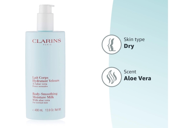 Clarins Body Smoothing Moisture Milk with Aloe Vera, 400 ml