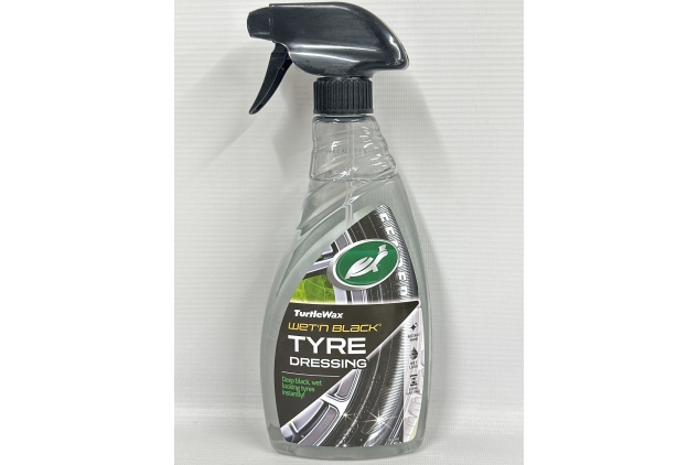 Turtle Wax 51801 Wet N Black Car Tyre Cleaning & Shine For Wet Look 500ml