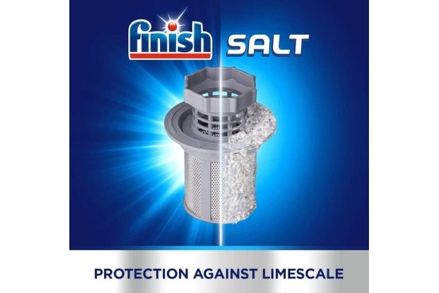 Finish 1kg Dishwasher Salt for Dishwashers and Water Softeners