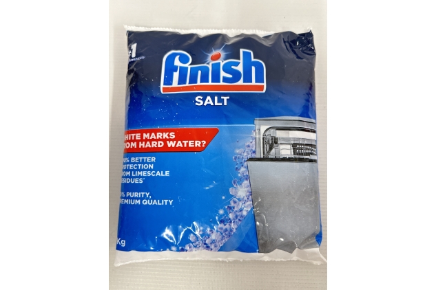 Finish 1kg Dishwasher Salt for Dishwashers and Water Softeners