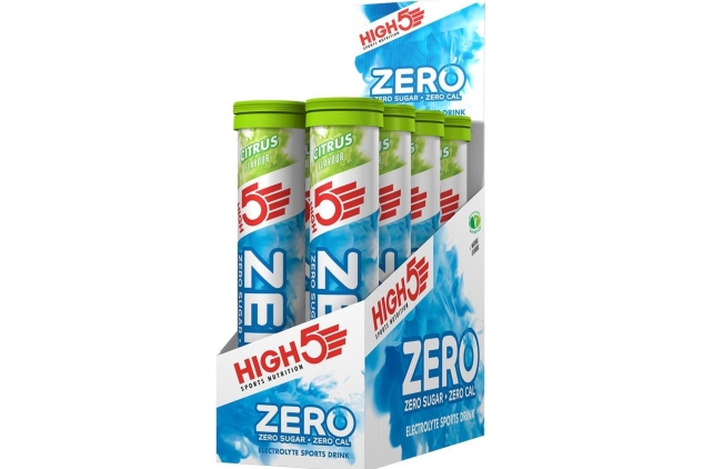 HIGH5 ZERO Electrolyte Tablets | Hydration Tablets Enhanced with Vitamin C | 0 Calories & Sugar Free | Boost Hydration, Performance & Wellness | Citrus, 160 Tablets (20x, Pack of 8)