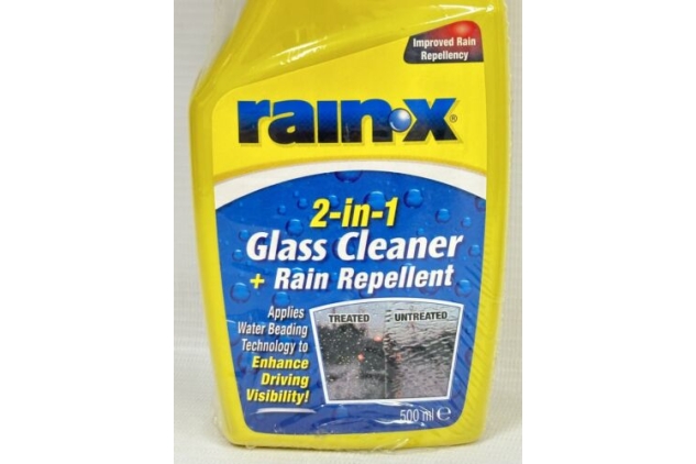 Rain-X 88199500 2-in-1 Rain Repellent and Glass Cleaner Trigger Spray 2 X 500ml