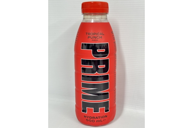 Prime Tropical Punch Flavour 500ml (Pack of 12) Hydration Drink | BBE 31/08/2024