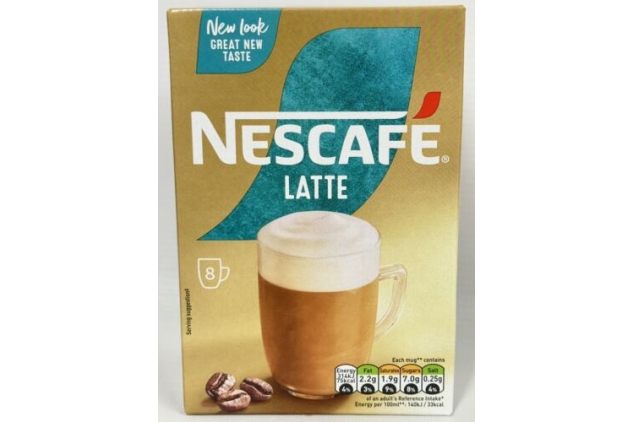 Nescafe Gold Latte Instant Coffee 8 Sachets | Pack of 6 | 48 Servings