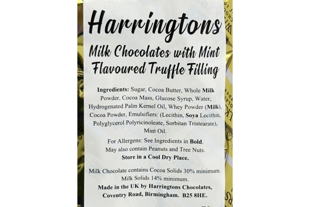 Walkers MILK Chocolates With Mint Flavoured Truffle Filling 2 X 70g Packs