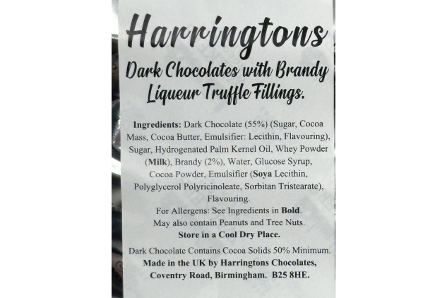 Walkers DARK Chocolates With Brandy Liqueur Truffle Fillings 2 X 120g Packs