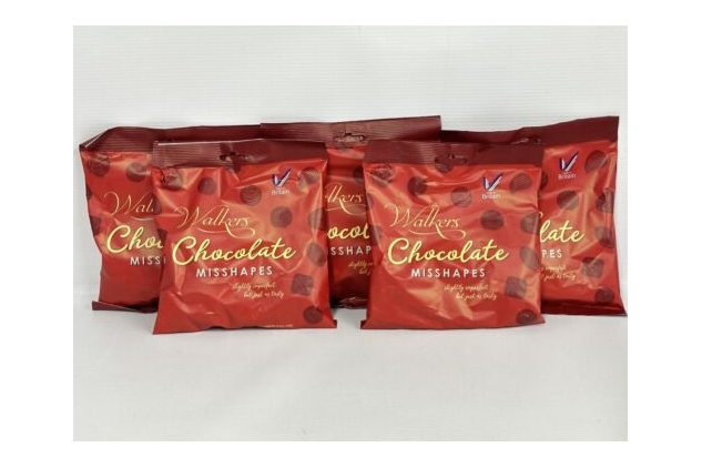 Walkers Chocolate Misshapes 5 X 200g Assorted Flavours Shapes 1KG TOTAL | Christmas Stocking Filler