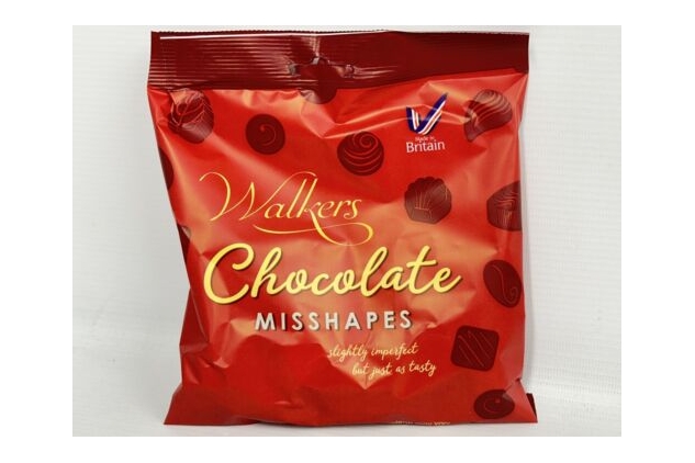 Walkers Chocolate Misshapes 5 X 200g Assorted Flavours Shapes 1KG TOTAL | Christmas Stocking Filler