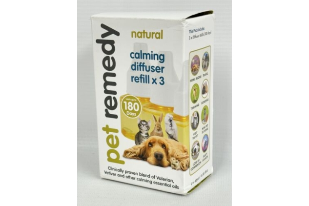 Pet Remedy Natural Calming Diffuser Refill 40ml (Pack of 3) 6 Month Supply