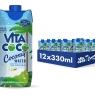 Vita Coco Pure Coconut Water Multipack 12 x 330ml, Naturally Hydrating, Packed With Electrolytes, Gluten Free, Full Of Vitamin C & Potassium | BEST BEFORE DATE 19/06/2024