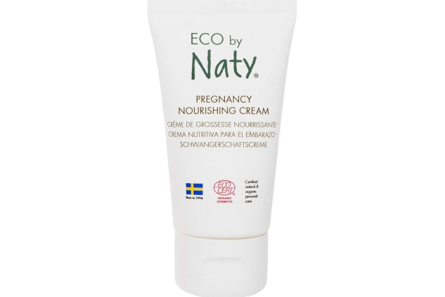 Eco by Naty, Pregnancy Nourishing Cream, 100% Plant-Derived Ingredients with 0% Perfume, Hypoallergenic and Dermatologically Tested, 50 ml Tube